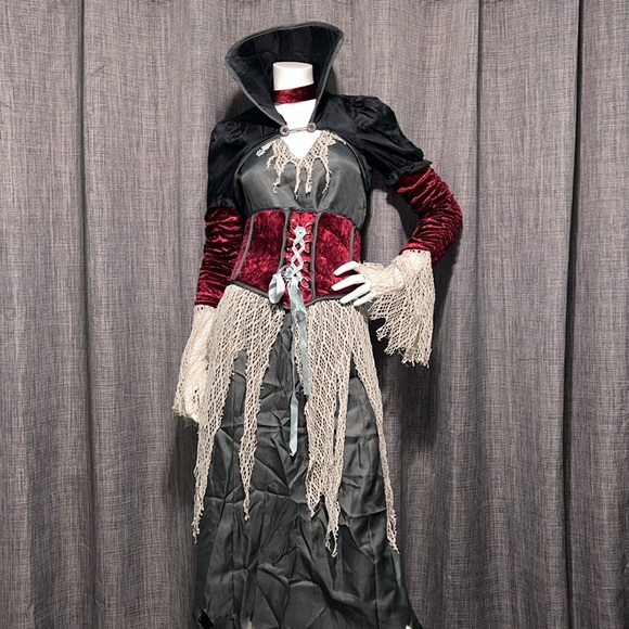 Edwardian Banshee Costume Adult Small (4-6) - Picture 1 of 14